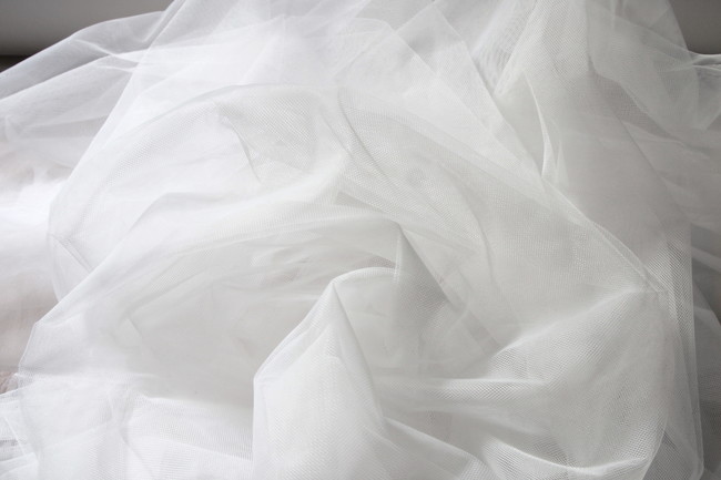 Soft White Fine Bridal Tulle