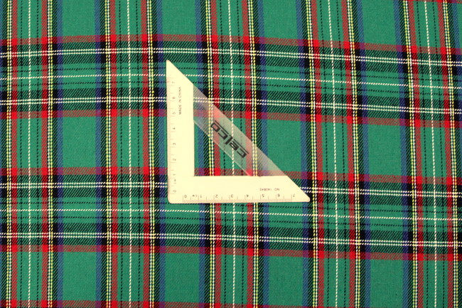Classic Green, Blue & Red Brushed Cotton Check