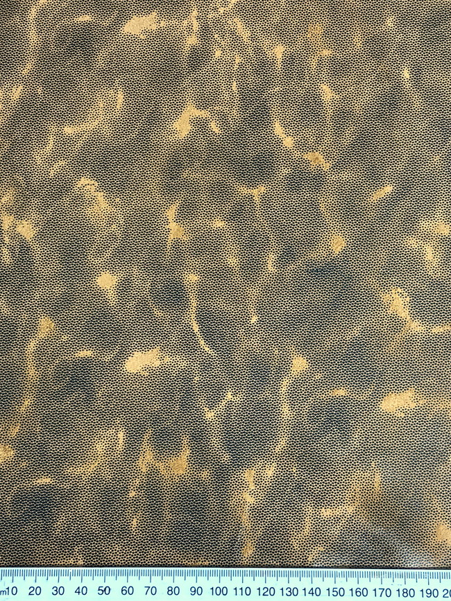 Tan & Black Animal Design Embossed Polyester