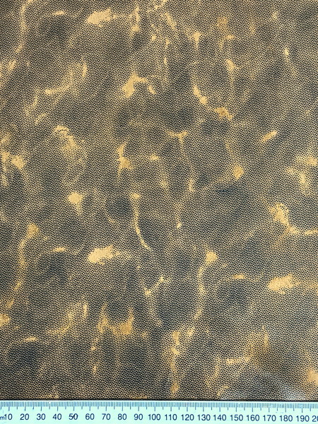 Tan & Black Animal Design Embossed Polyester
