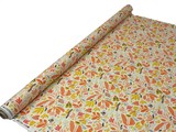 Citrus Flowers & Butterflies Printed Cotton