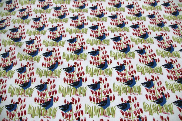 Pukeko Patch Printed Kiwiana Cotton
