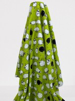 Sheep Yoga on Lemon Lime Winceyette