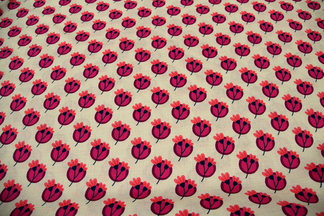 Natural - Park Lane Cream-Tea Printed Cotton