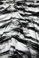 Black, Grey & Ivory Haze Printed Stretch Viscose Knit