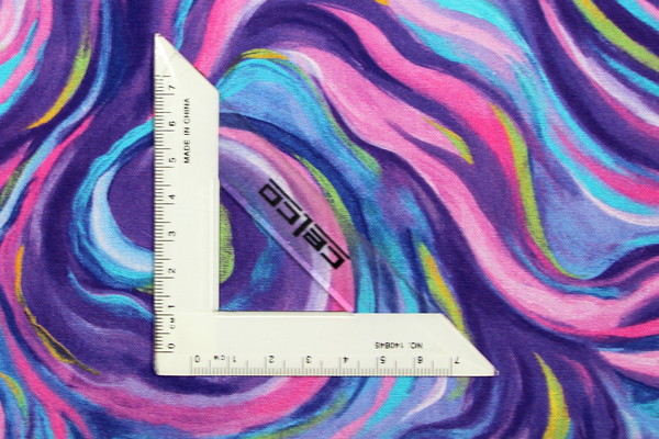 Purple Swirl Sensations (Impressions Collection) Premium Printed Cotton