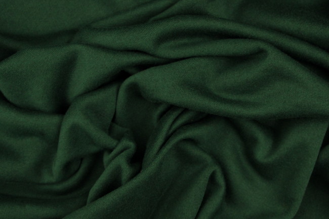 Bottle Green French Terry - Unbrushed Sweatshirting