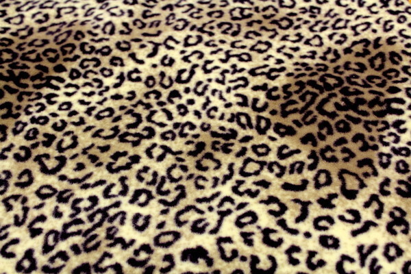 Sand Tone Leopard Printed Anti-Pill Fleece