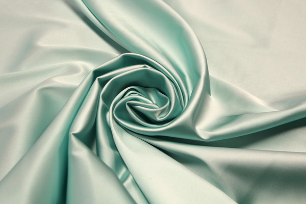 Mint Heavy Weight Acetate Stretch Satin