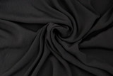 Light-Weight Black Crepe