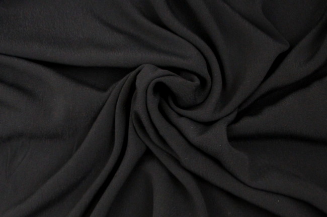 Light-Weight Black Crepe