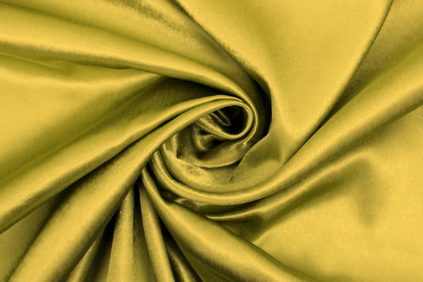 Green Gold Satin Backed Crepe