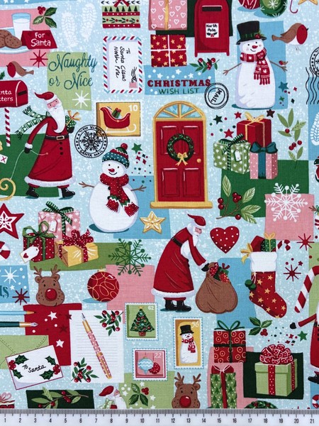 Christmas scenes Cotton