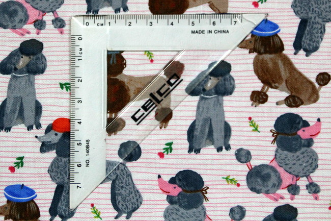 Poodle Party Printed Cotton