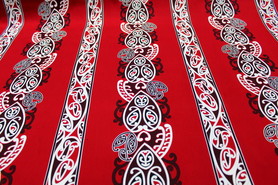 Red Traditional Designs of Aotearoa