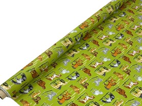 Country Horses Premium Printed Cotton