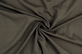 Charcoal Lightweight Stretch Linen/Cotton Blend