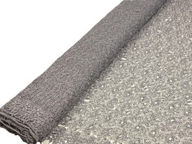 Grey Sequinned Paisley Cobweb Guipure Lace