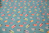 Retro Caravans Printed Cotton