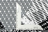 B & W Patch Print Stretch Cotton