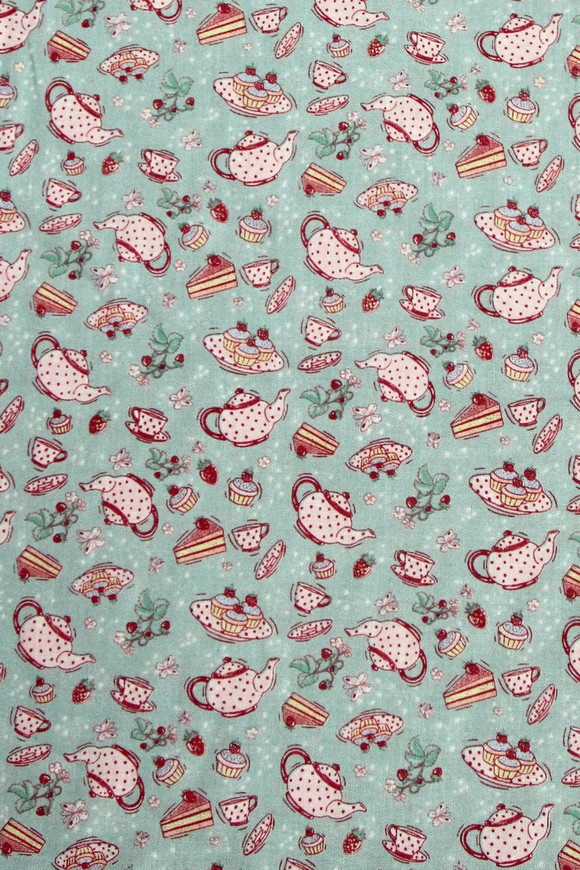 Tea Party - Fairy Garden Premium Cotton