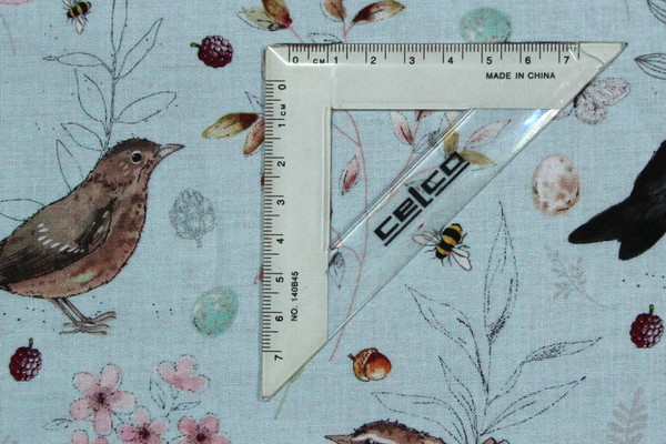 Birdsong on Blue Premium Printed Cotton