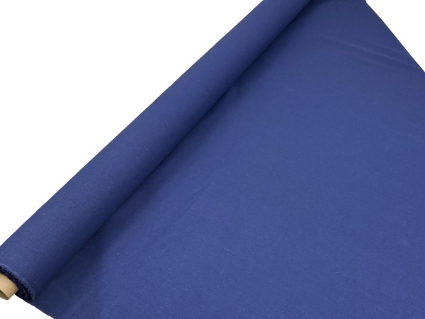 Navy Linen Blend