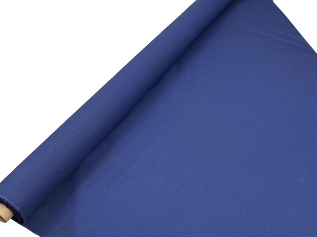 Navy Linen Blend