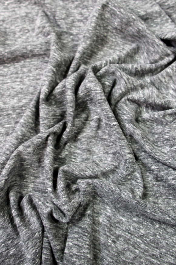 Charcoal Marle - Merino Blend Knit