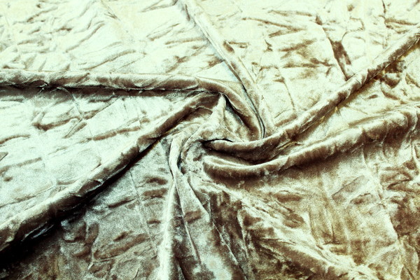 Crushed Spun Velvet - Bronze