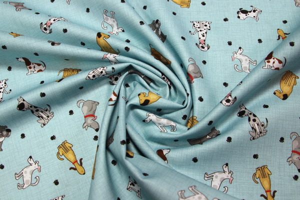 Canines Premium Cotton Print