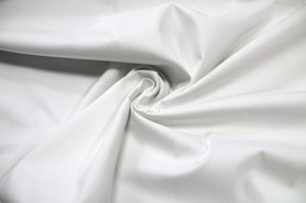 White Stretch Poly-Cotton Drill