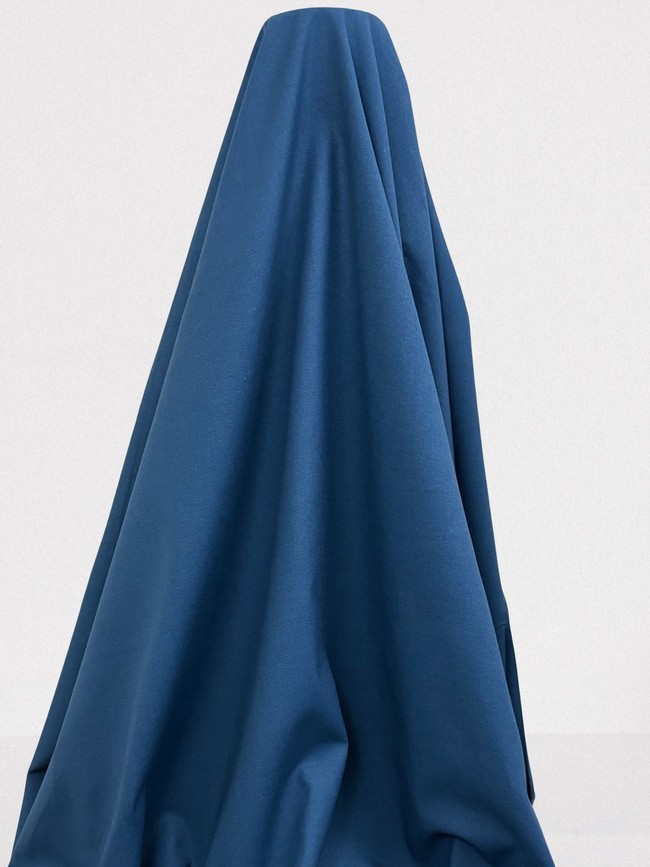 Airforce Blue Linen Blend