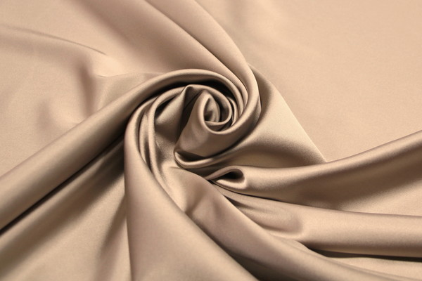 Nude Heavy Weight Acetate Stretch Satin