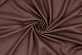 Chocolate Brown Wool Blend