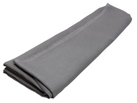 *LAST PIECE* Light Grey (red stitch selvage) 100% Linen