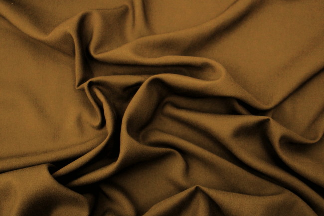 Khaki Plain Rayon - Extra Wide