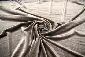 Soft Fawn Plush Stretch Velvet