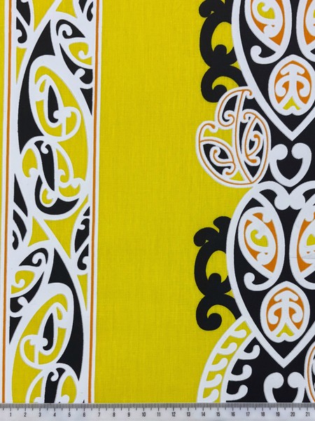 Yellow Traditional Designs of Aotearoa