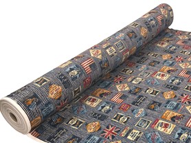 Vintage Inspired USA/UK Themed Japanese Premium Printed Cotton