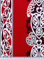 Red Traditional Designs of Aotearoa