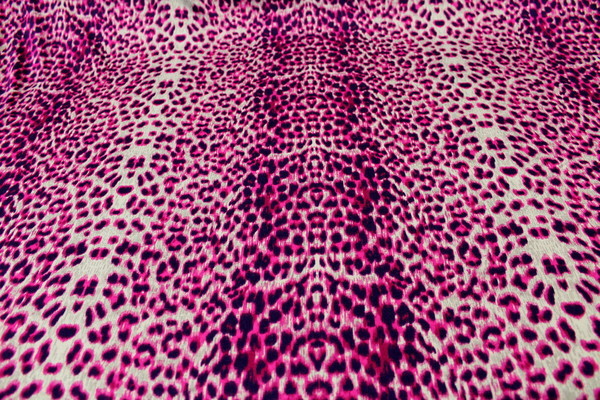 New Season Vibrant Leopard Printed Stretch Knit
