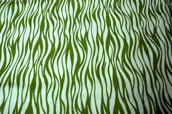 Cream/Lime Abstract Cotton