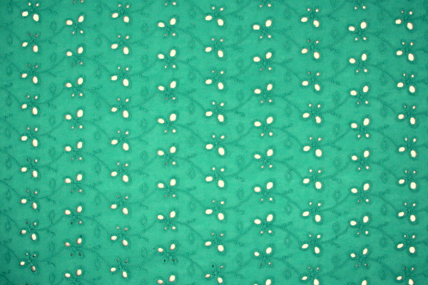 Jade Broderie Anglaise Cotton