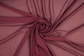 Burgundy Stretch Georgette