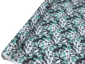 * SPECIAL * Frangipani on Teal Rayon
