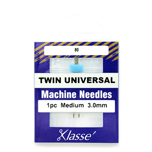 Size 80/3.0mm Twin Universal Machine Needle
