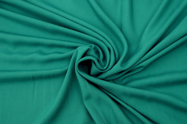 Bright Teal Plain Rayon - Extra Wide