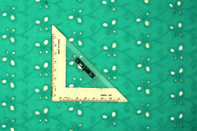 Jade Broderie Anglaise Cotton