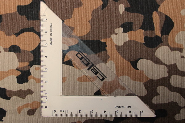 Tans, Browns & Black Splodge Camo Light Drill